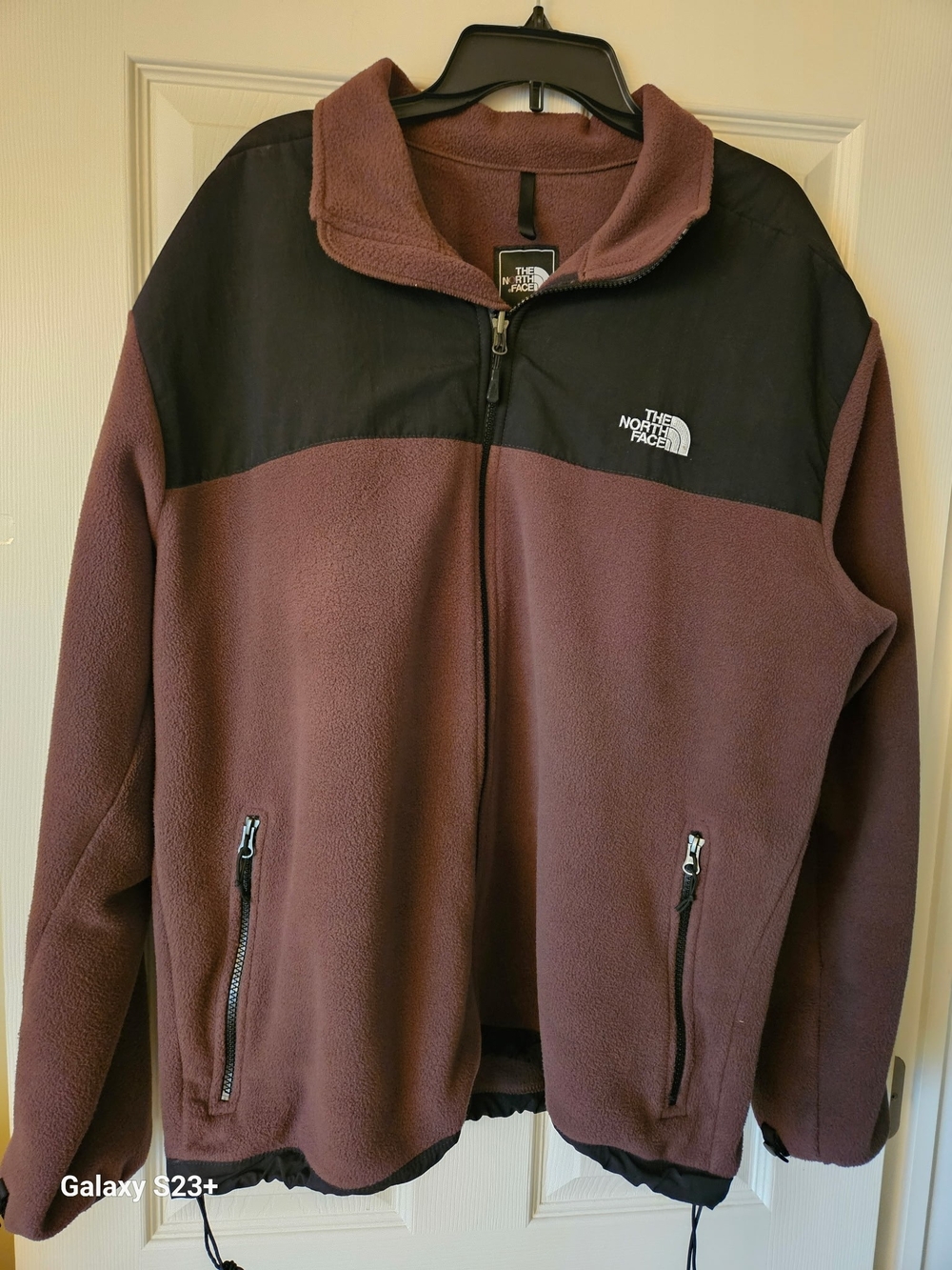 The North Face Black and Brown Fleece Jacket